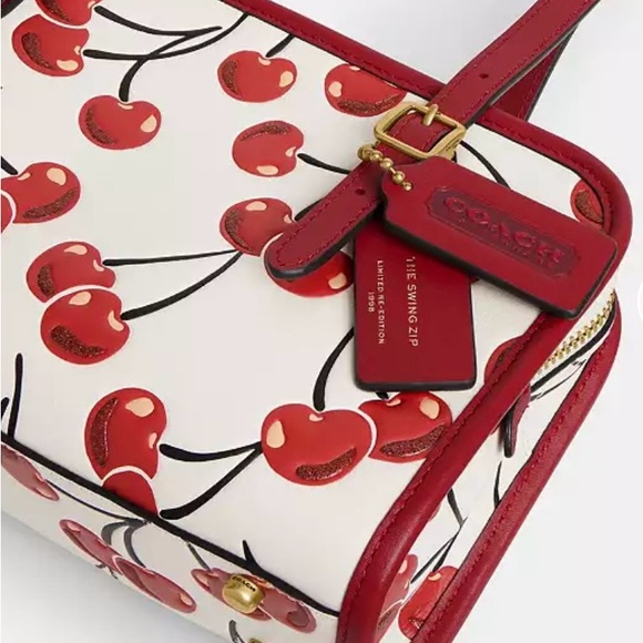 SOLD on FB- Cherry Print Women's Bag - Picture 4 of 5
